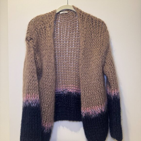 Maiami Mohair Bomber Cardigan, Ombre - Picture 3 of 6
